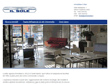 Tablet Screenshot of ilsoleimmobiliare.com